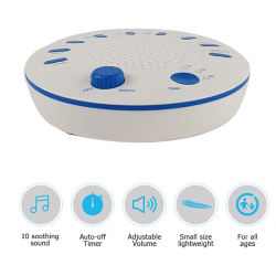 Minuterie, volume, auto-off. Sound Relaxation Machine