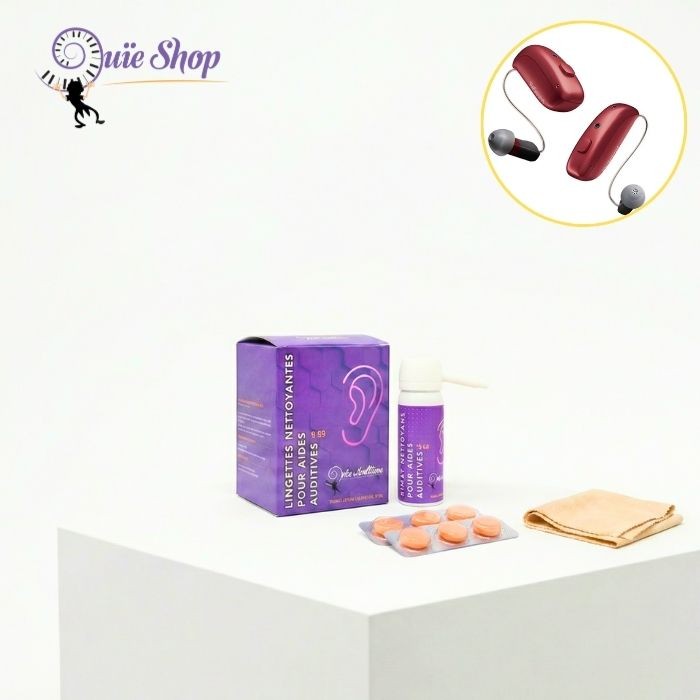 OUÏE AUDITION - Kit d'entretien complet pour aides auditives RIC