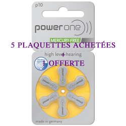 Pile power one 10 5 plaquettes achetées 1 plaquette offerte